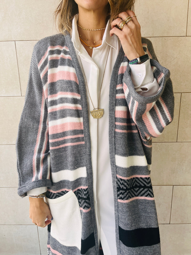 Grey Cabin In The Woods Cardigan