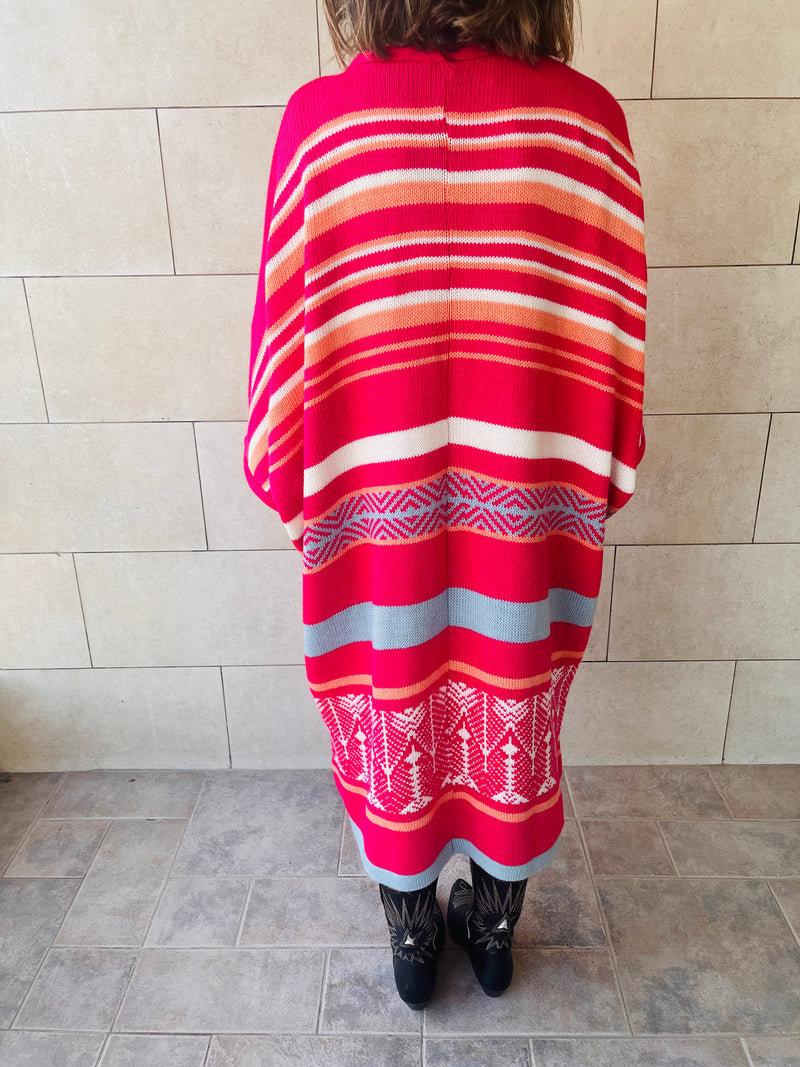 Fuchsia Cabin In The Woods Cardigan