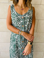 Green Tribal Gypsy Dress
