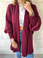 Plum Shawl Shrug Cardi