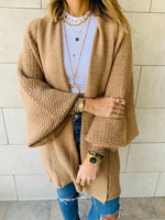 Taupe Shawl Shrug Cardi