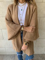 Taupe Shawl Shrug Cardi