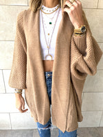 Taupe Shawl Shrug Cardi