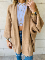 Taupe Shawl Shrug Cardi