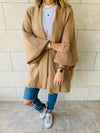 Taupe Shawl Shrug Cardi