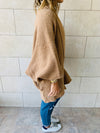 Taupe Shawl Shrug Cardi