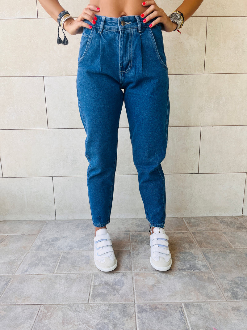 Blue Mom Fit Jeans