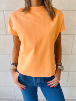 Yellow & Orange Basic T-shirt Set