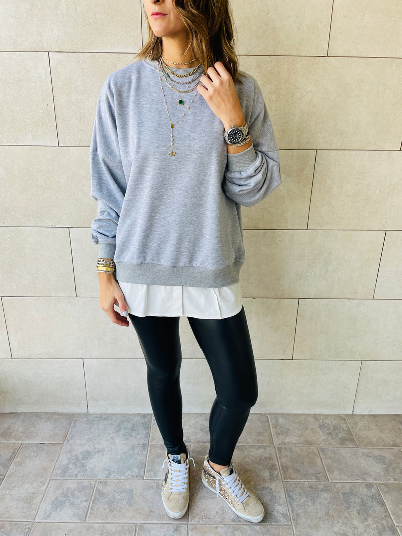 Grey Combined Sweatshirt
