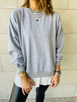 Grey Combined Sweatshirt