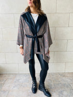 Beige Checkered Waterfall