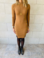 Camel Blitz Knit Dress