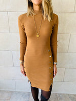 Camel Blitz Knit Dress
