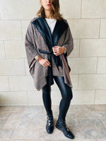 Beige Checkered Waterfall