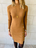 Camel Blitz Knit Dress