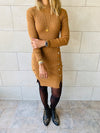 Camel Blitz Knit Dress