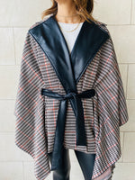 Beige Checkered Waterfall