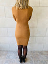 Camel Blitz Knit Dress