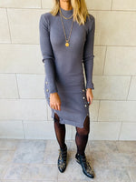 Grey Blitz Knit Dress