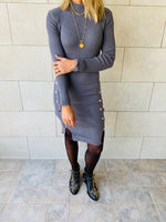 Grey Blitz Knit Dress