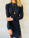 Black Blitz Knit Dress