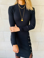 Black Blitz Knit Dress
