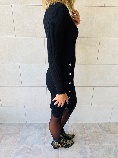 Black Blitz Knit Dress