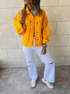 Yellow Colored Denim Jacket