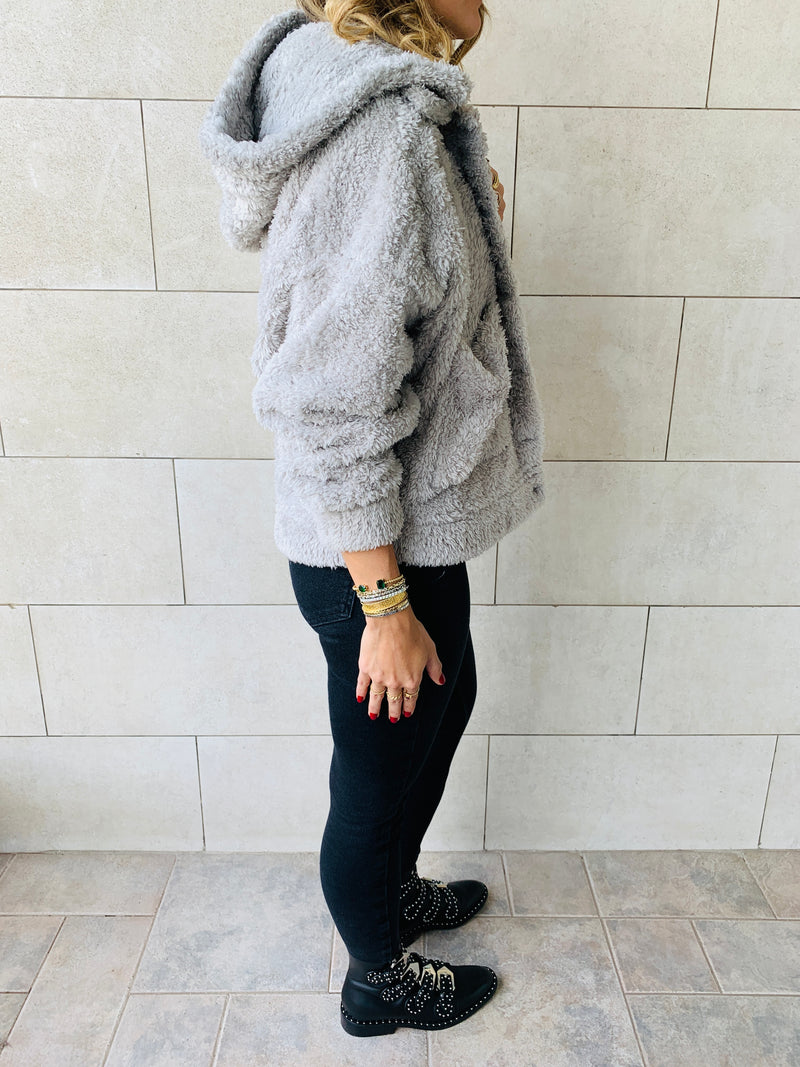 Grey Teddy jacket