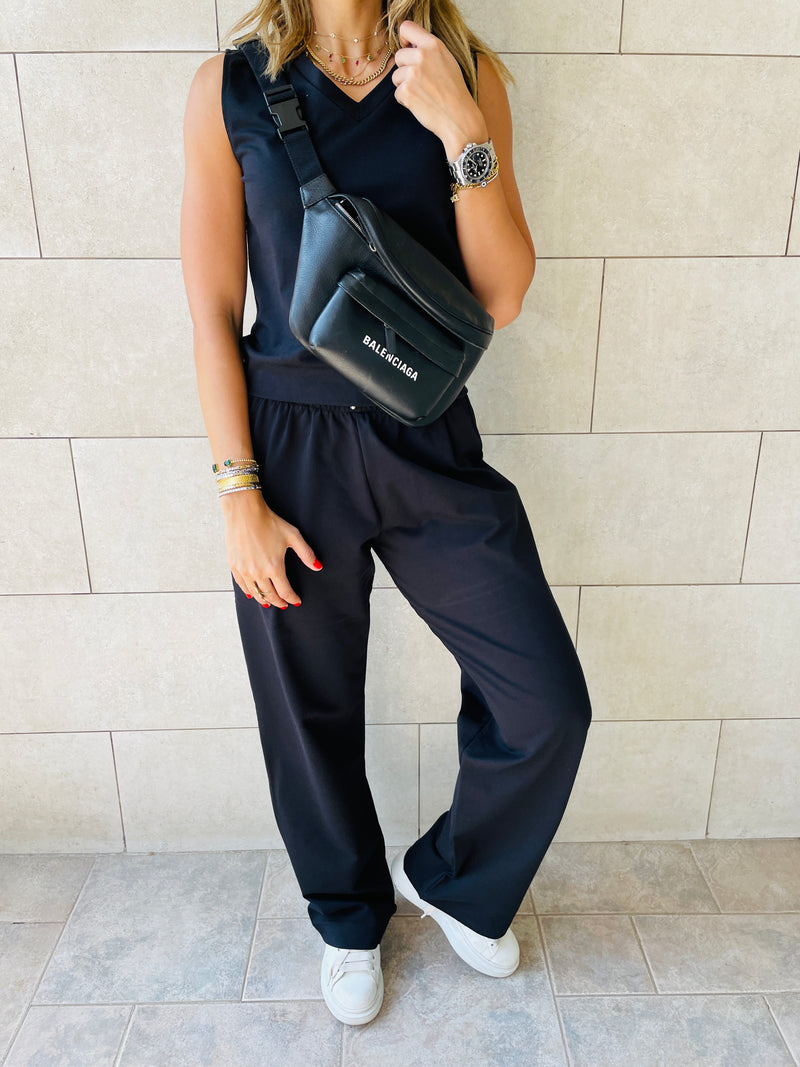 2 Piece Black Travel Set