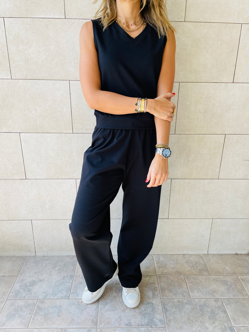 2 Piece Black Travel Set