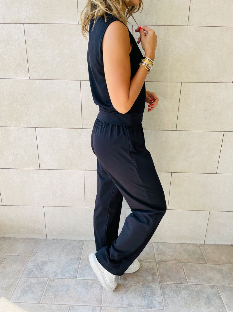 2 Piece Black Travel Set