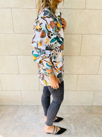 Floral Puffed Sleeve Shirt