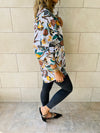 Floral Puffed Sleeve Shirt
