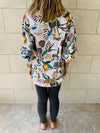 Floral Puffed Sleeve Shirt