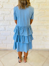 Denim Tiered Dress