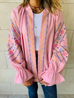 Rosie Sisley Embroidered Linen Jacket