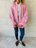 Rosie Sisley Embroidered Linen Jacket