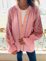 Rosie Sisley Embroidered Linen Jacket