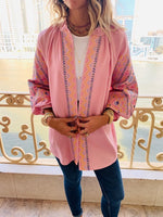 Rosie Sisley Embroidered Linen Jacket