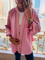 Rosie Sisley Embroidered Linen Jacket
