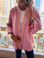 Rosie Sisley Embroidered Linen Jacket