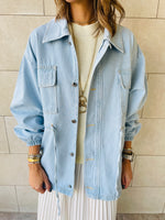 Denim Tie Jacket