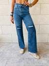 Washed Blue Ombre Jeans