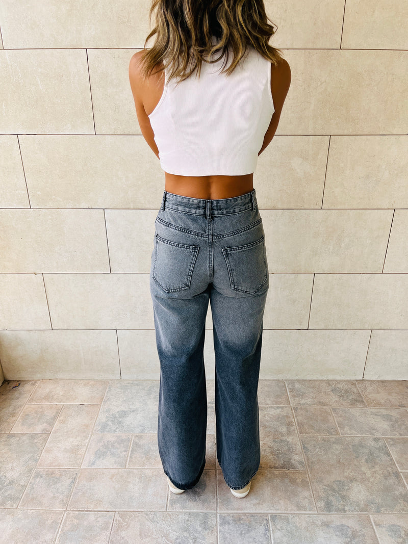 Grey Ombre Jeans