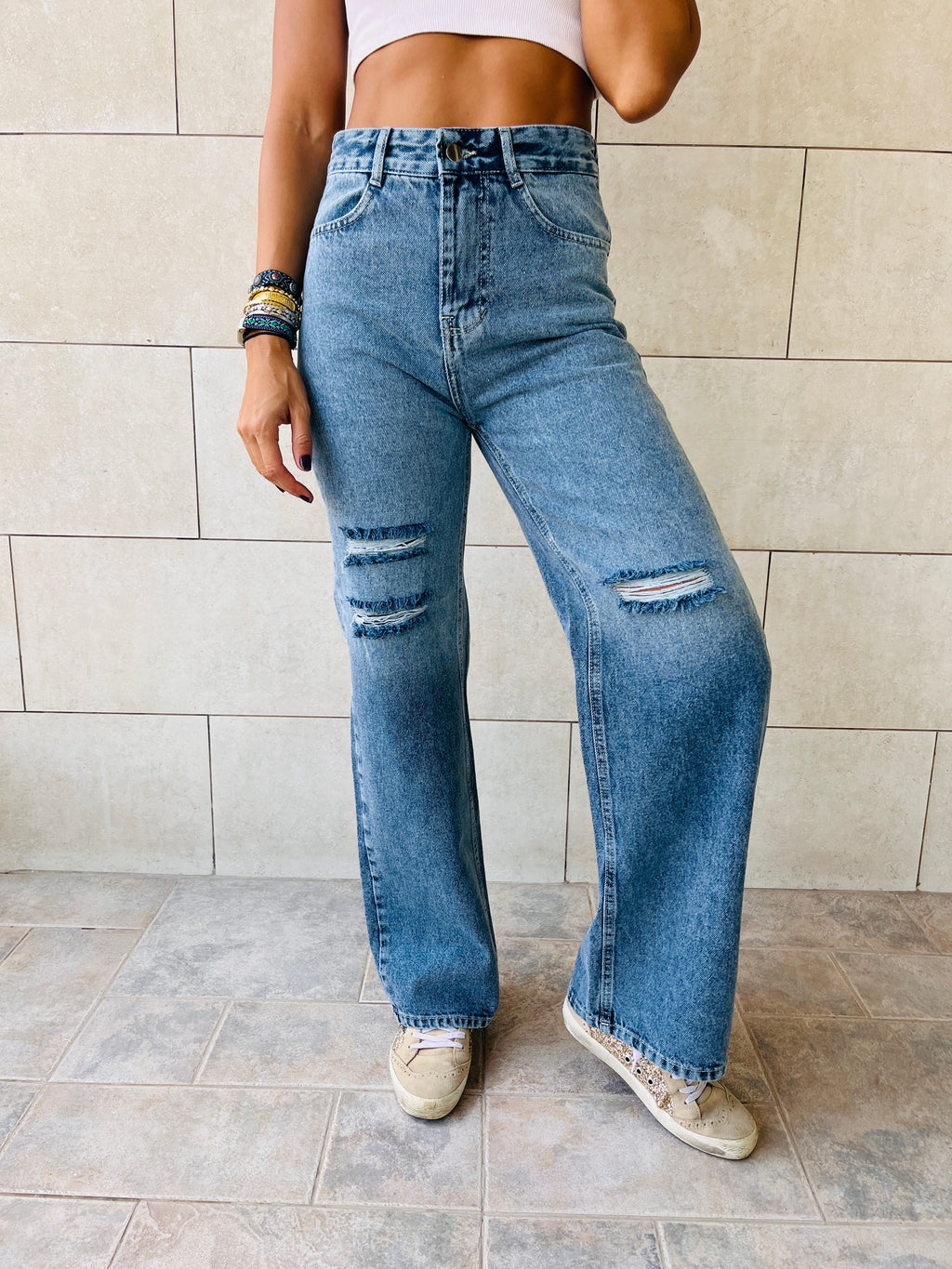 Light Blue Ombre Jeans