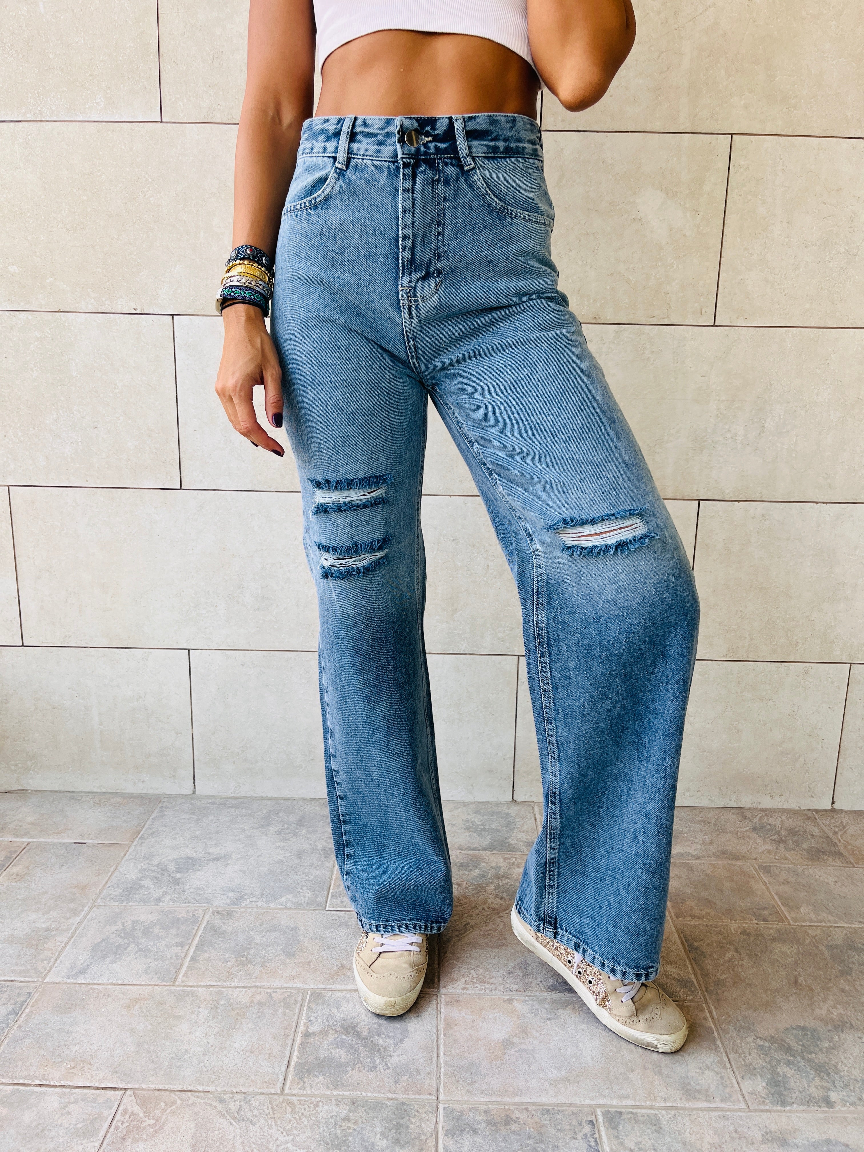 Light Blue Ombre Jeans