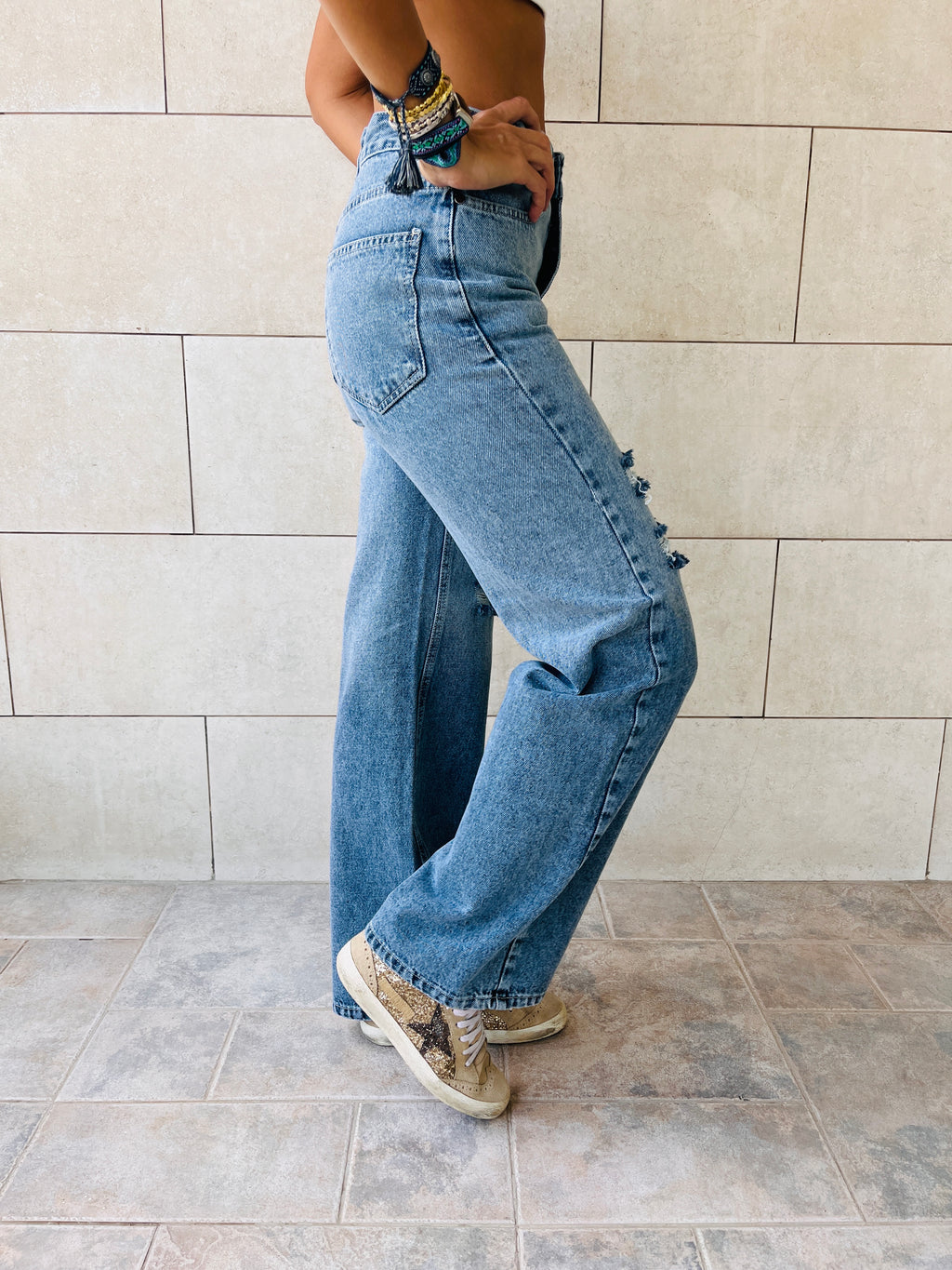 Light Blue Ombre Jeans