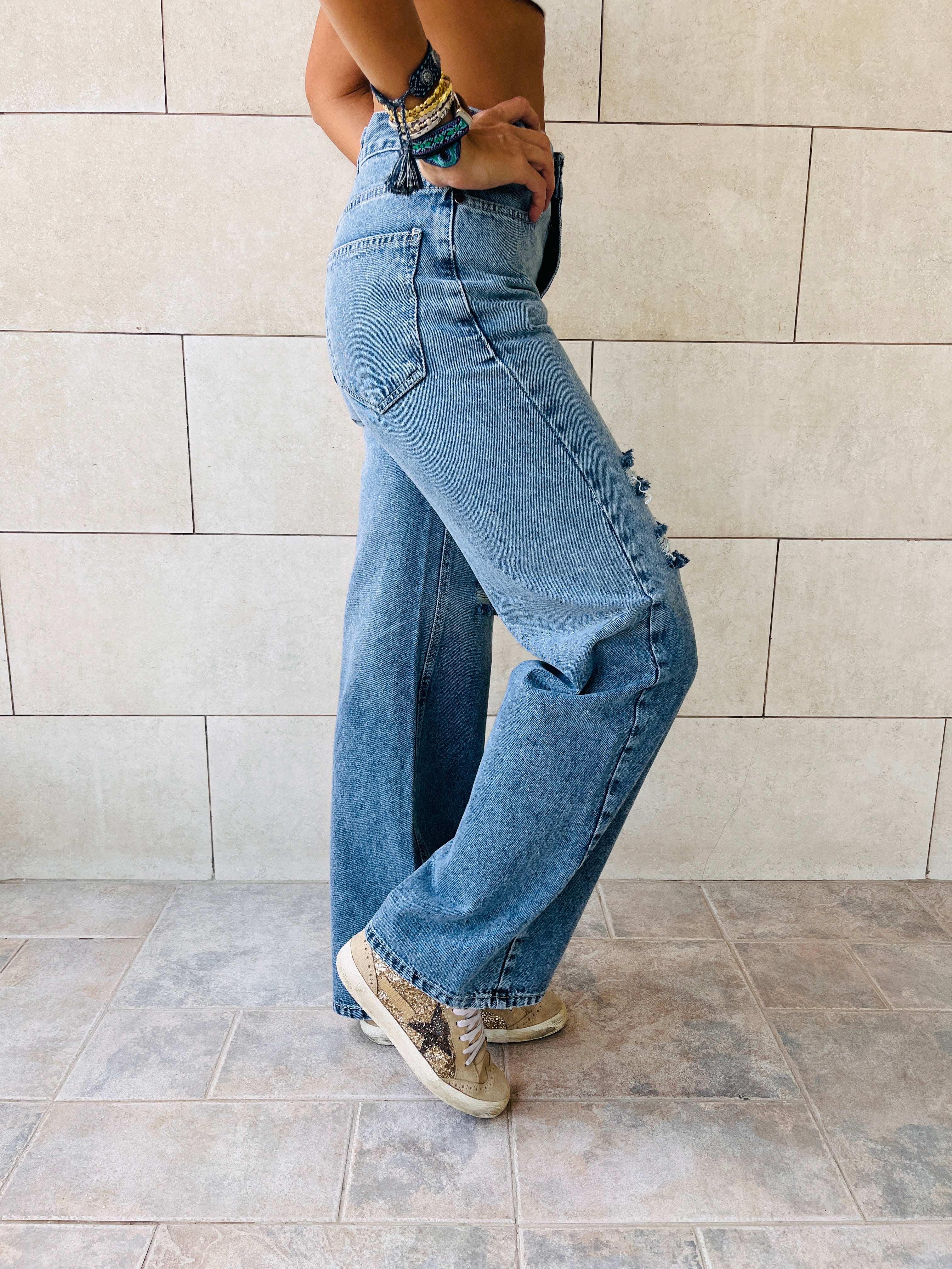 Light Blue Ombre Jeans