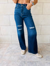 Dark Blue Ombre Jeans